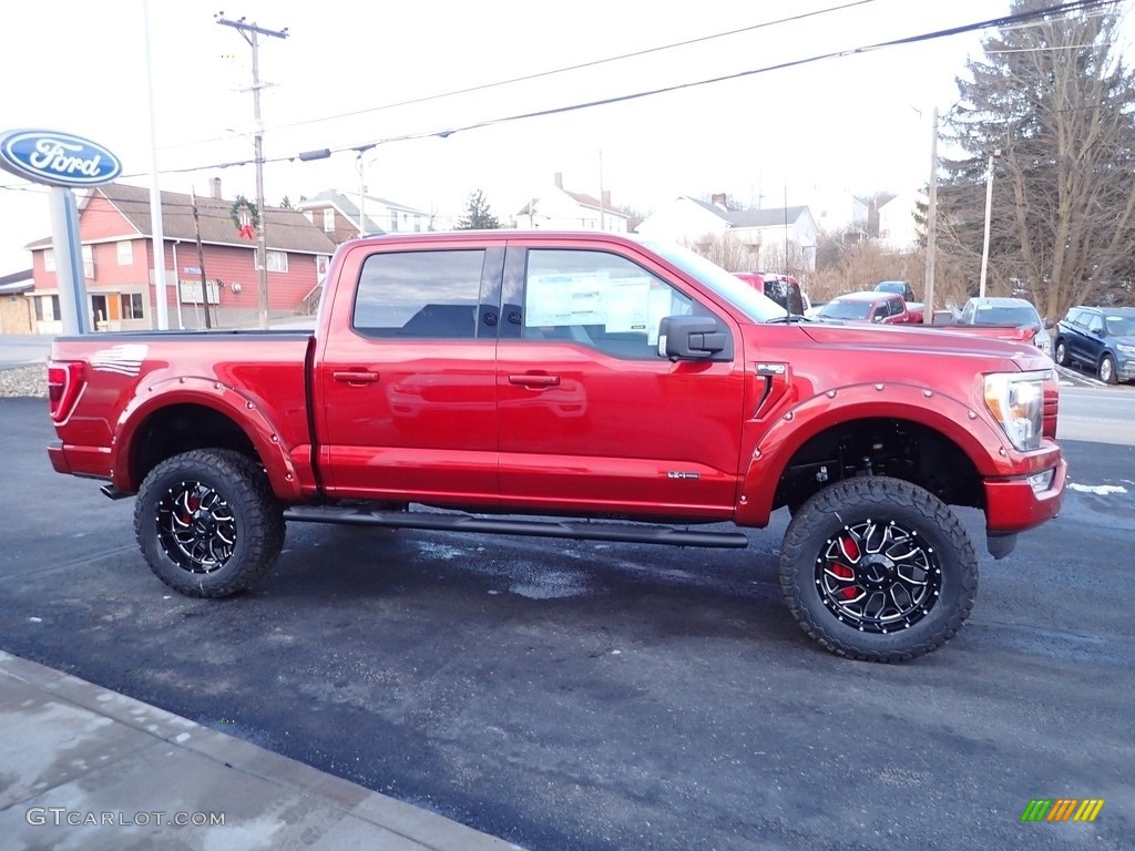 Hot Pepper Red Metallic 2023 Ford F150 Sherrod XLT SuperCrew 4x4 Exterior Photo #145576790