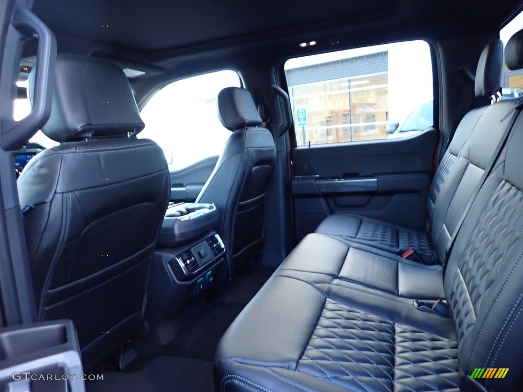 Black Interior 2023 Ford F150 Sherrod XLT SuperCrew 4x4 Photo #145576904