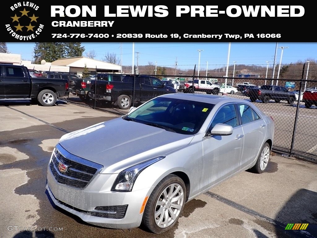 2017 ATS AWD - Radiant Silver Metallic / Jet Black photo #1