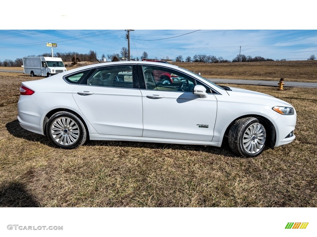 Oxford White 2013 Ford Fusion Energi SE Exterior Photo #145577134