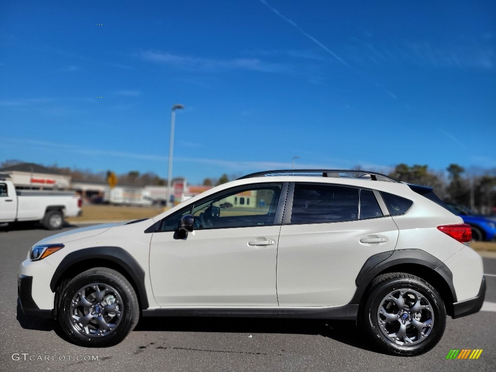 Crystal White Pearl 2023 Subaru Crosstrek Sport Exterior Photo #145577258