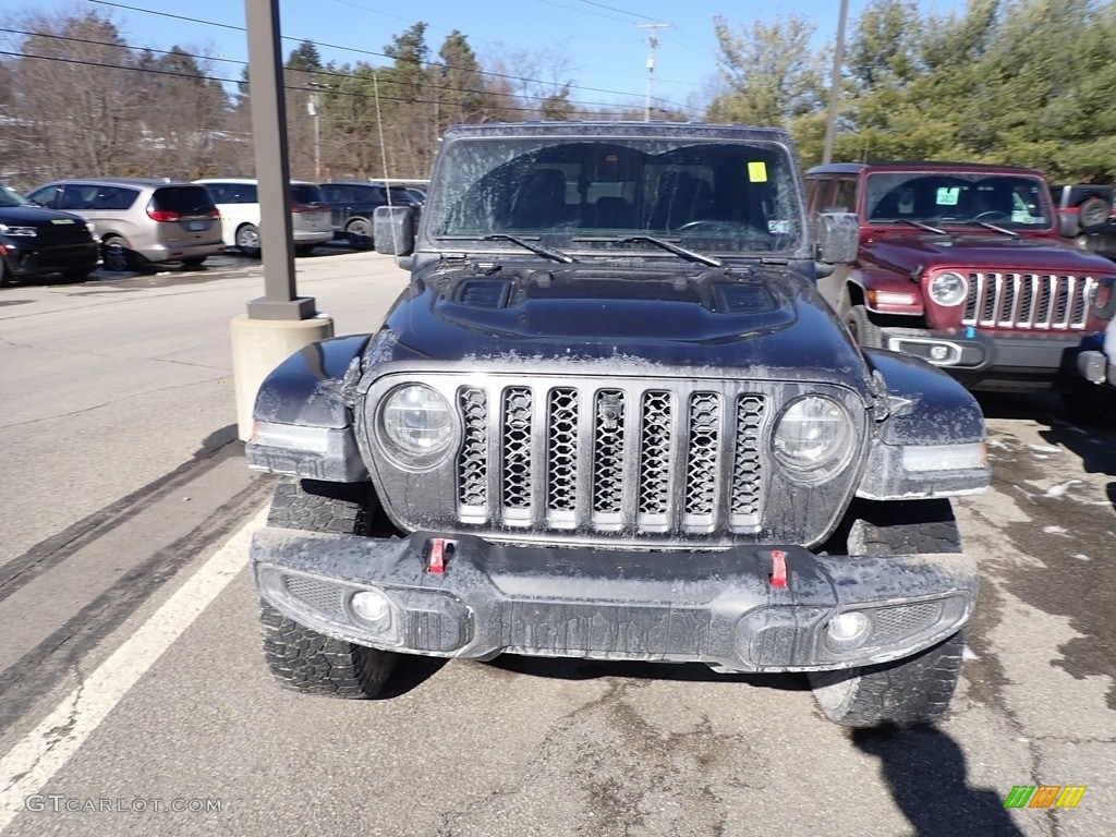 2020 Gladiator Rubicon 4x4 - Granite Crystal Metallic / Black photo #2