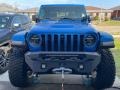 2021 Hydro Blue Pearl Jeep Gladiator Rubicon 4x4  photo #12