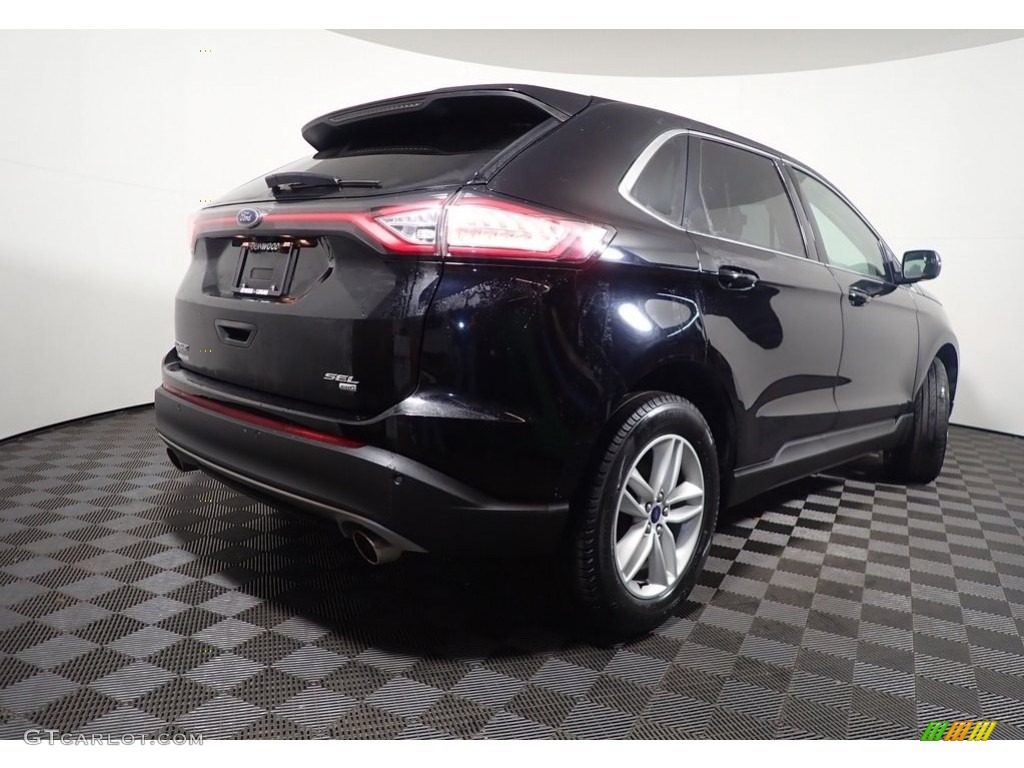 2018 Edge SEL AWD - Shadow Black / Ebony photo #16