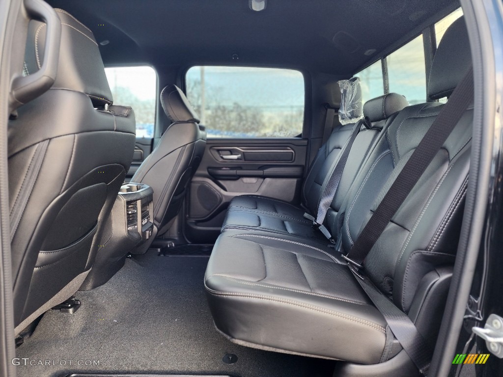Black Interior 2023 Ram 1500 Rebel Crew Cab 4x4 Photo #145578714