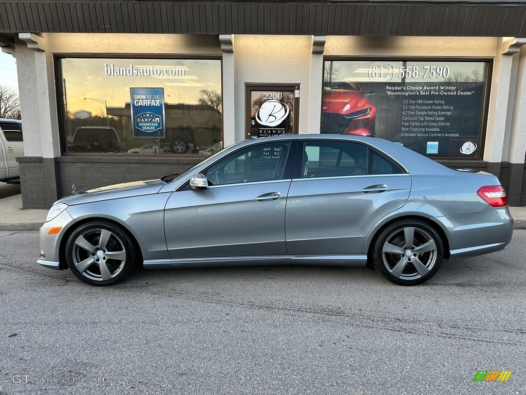 2011 E 350 4Matic Sedan - Palladium Silver Metallic / Black photo #1