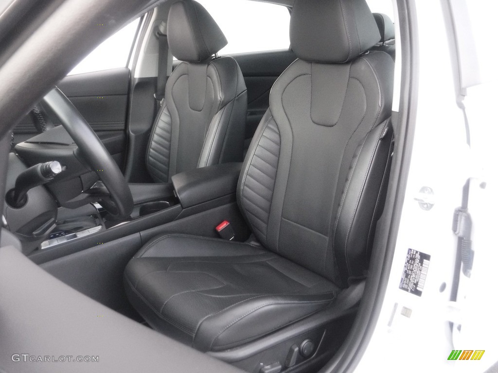 2021 Elantra Limited Hybrid - Ceramic White / Black photo #14