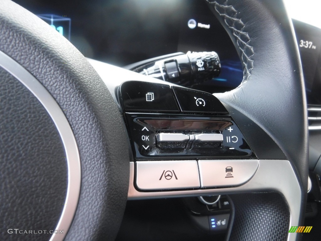 2021 Elantra Limited Hybrid - Ceramic White / Black photo #26
