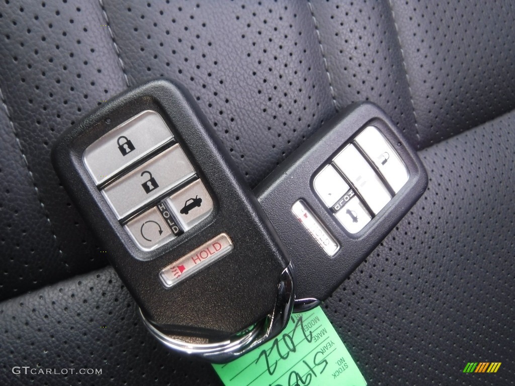 2022 Accord EX-L Hybrid - Crystal Black Pearl / Black photo #34