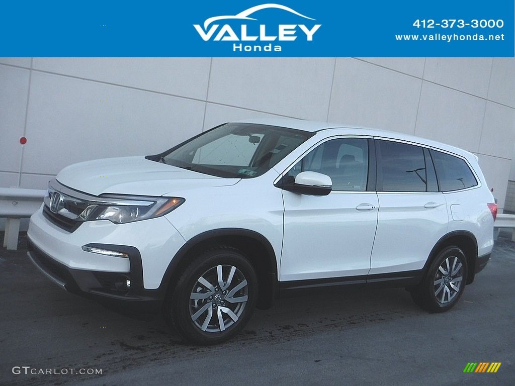 Platinum White Pearl Honda Pilot