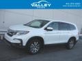 2021 Platinum White Pearl Honda Pilot EX AWD  photo #1