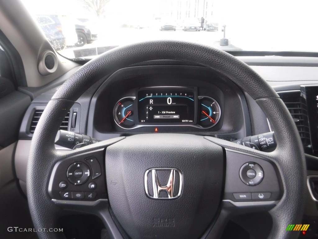 2021 Honda Pilot EX AWD Beige Steering Wheel Photo #145581875