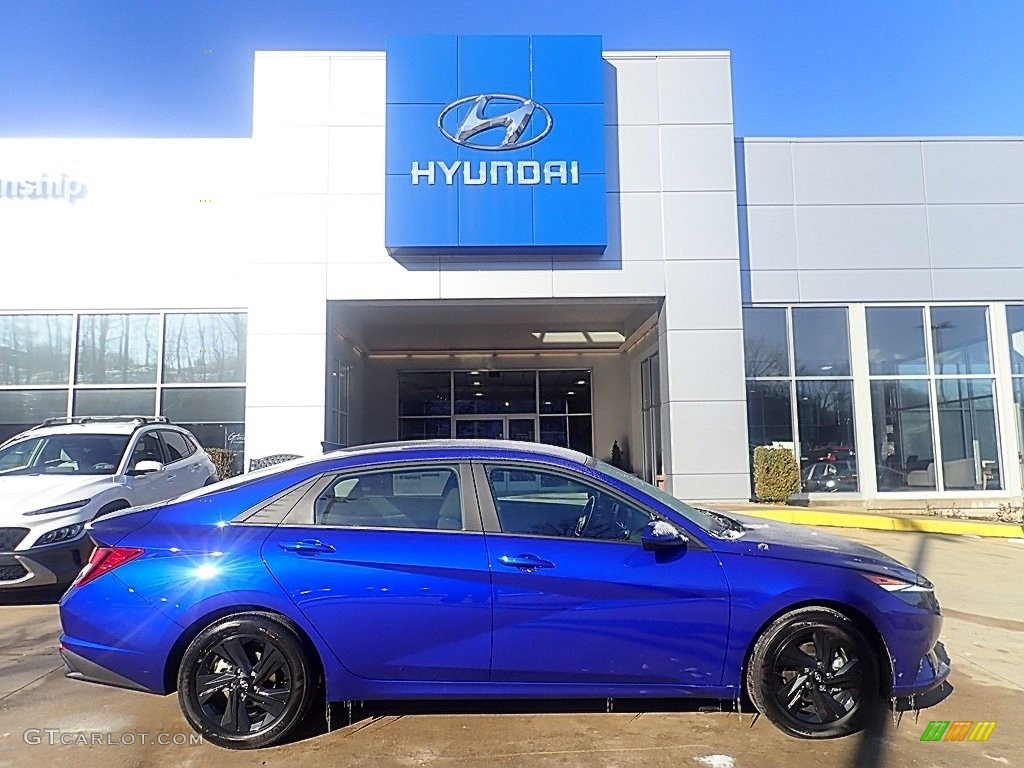 Intense Blue Hyundai Elantra