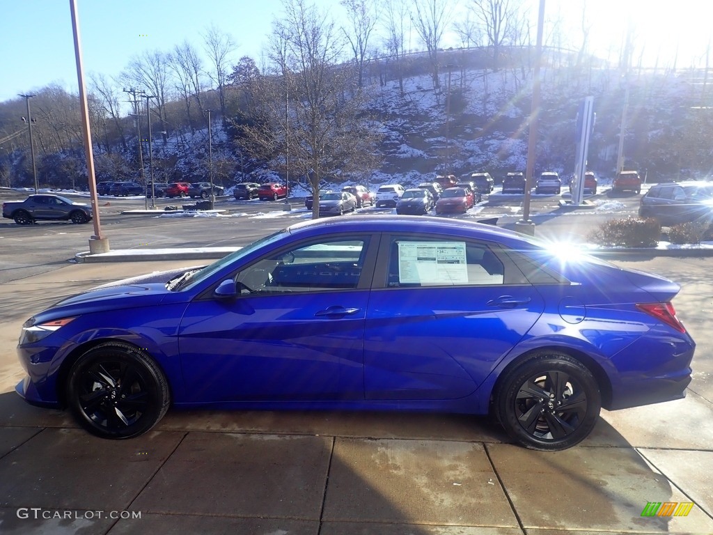 2023 Elantra SEL - Intense Blue / Black photo #6