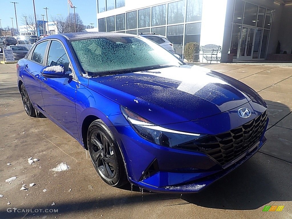 2023 Elantra SEL - Intense Blue / Black photo #9