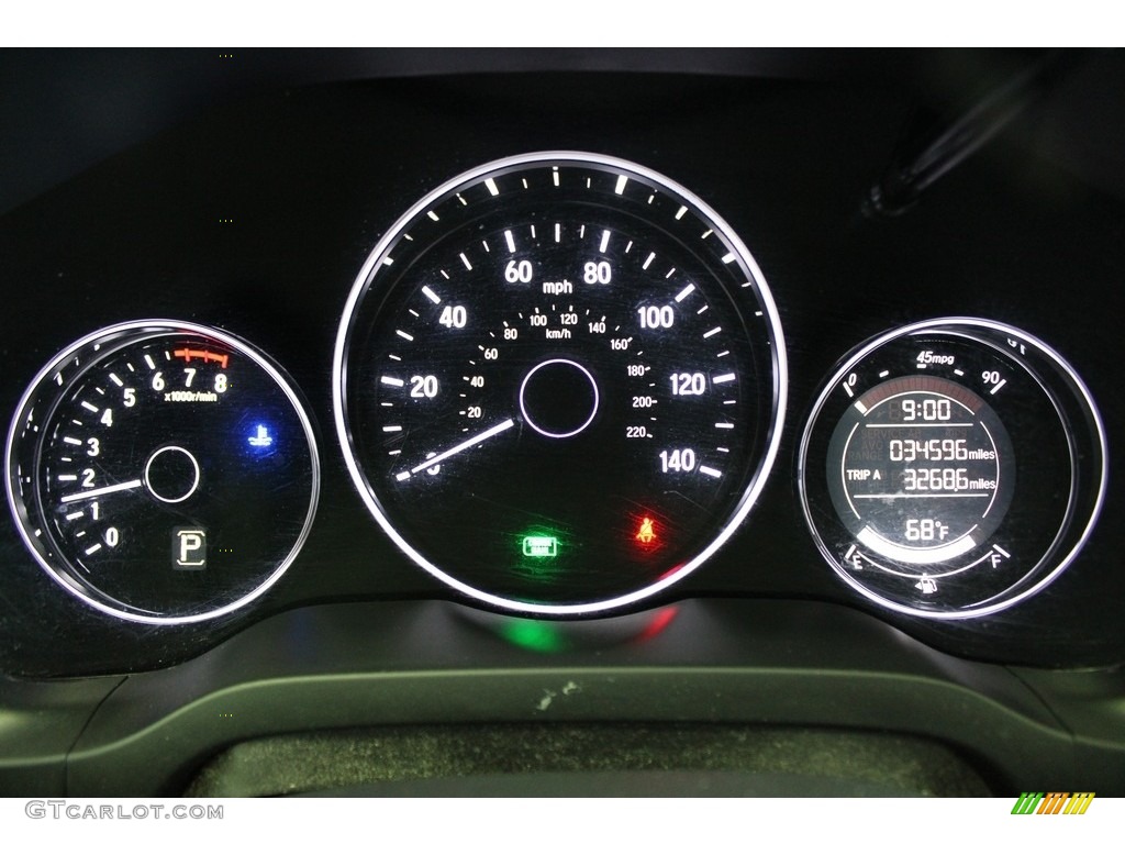 2017 HR-V LX AWD - Misty Green Pearl / Black photo #23