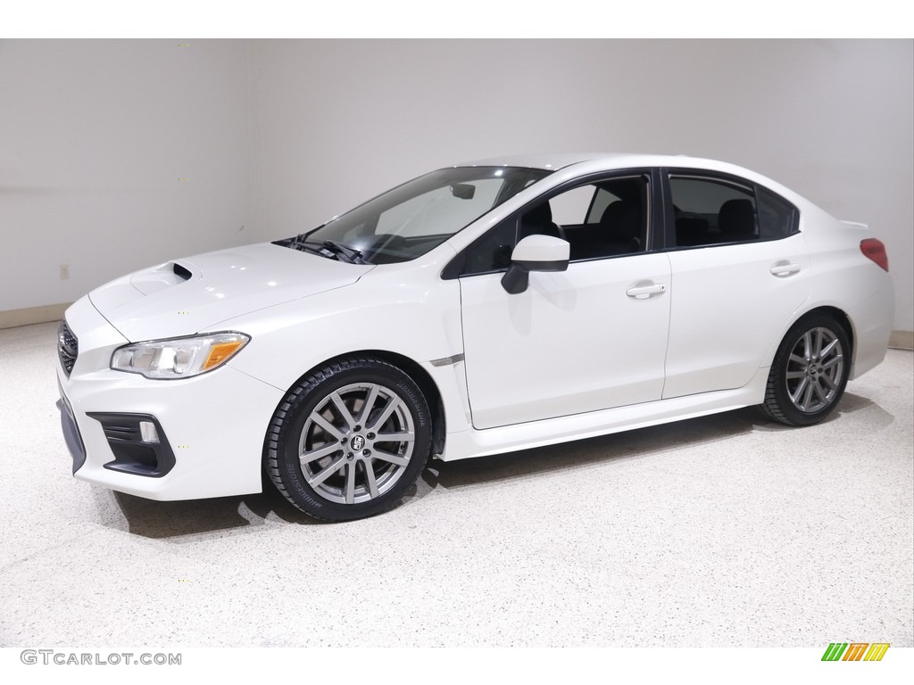 2018 WRX  - Crystal White Pearl / Carbon Black photo #3