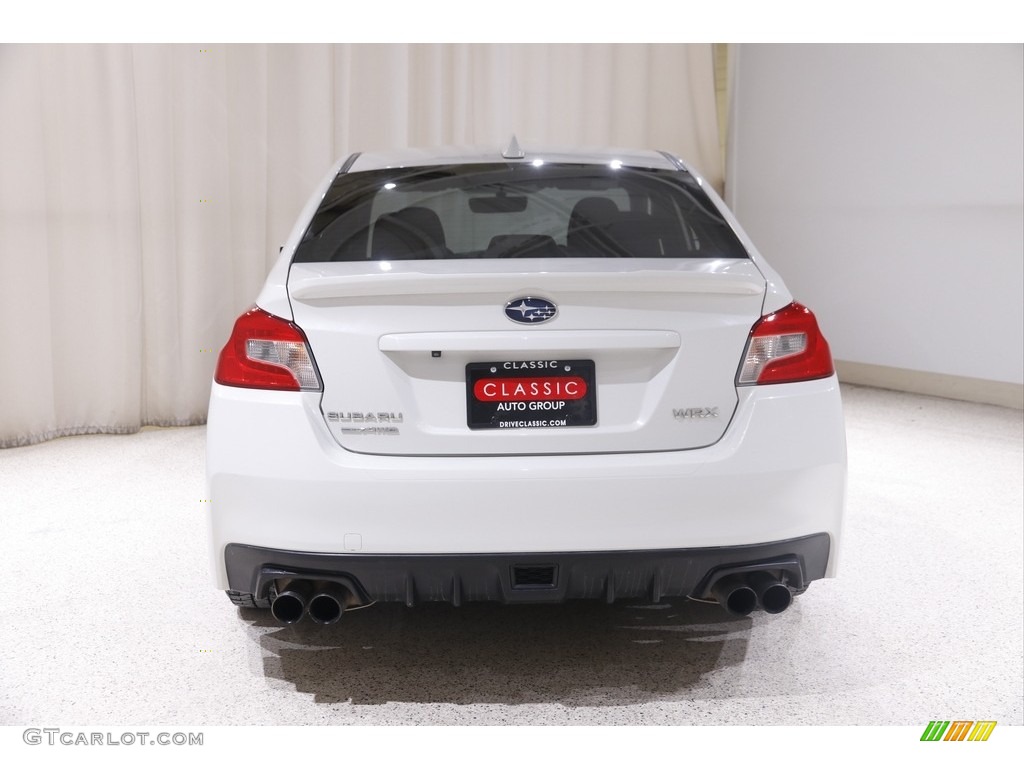 2018 WRX  - Crystal White Pearl / Carbon Black photo #22