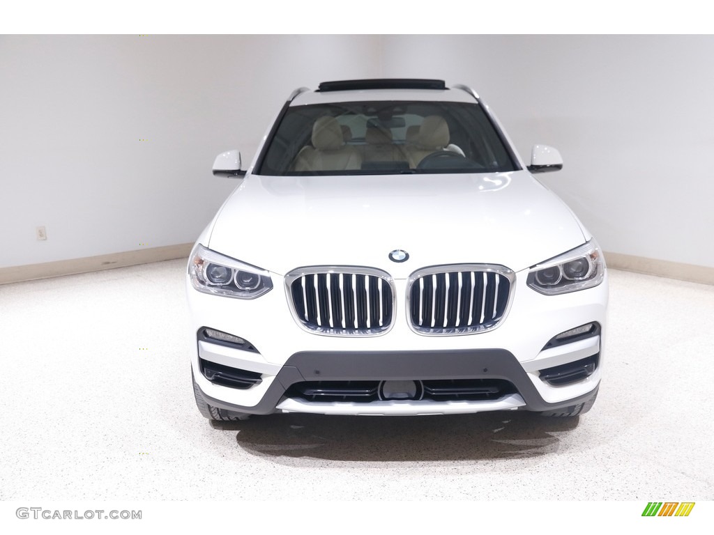 2020 X3 xDrive30i - Alpine White / Canberra Beige/Black photo #2