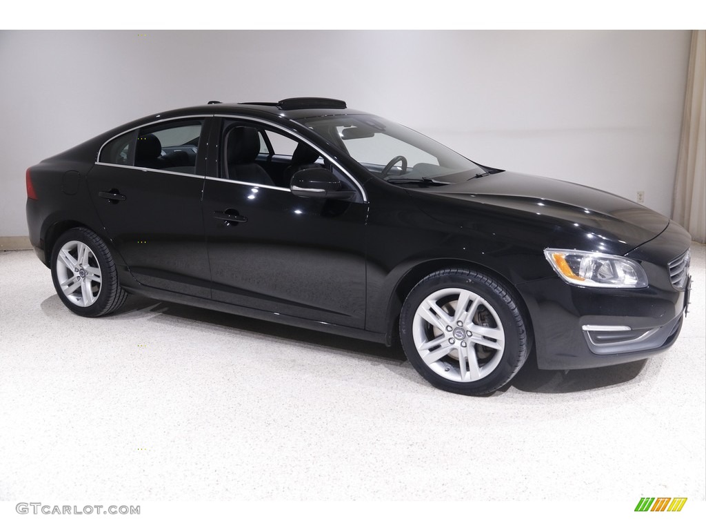 2014 S60 T5 AWD - Black Stone / Off Black photo #1