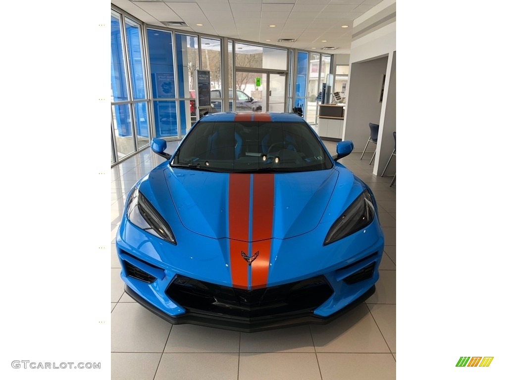 Rapid Blue 2022 Chevrolet Corvette Stingray Coupe Exterior Photo #145583285