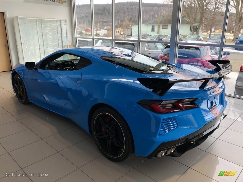 Rapid Blue 2022 Chevrolet Corvette Stingray Coupe Exterior Photo #145583395