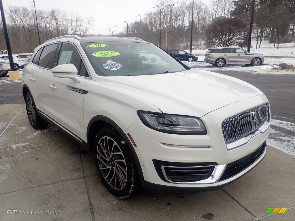 Pristine White 2020 Lincoln Nautilus Reserve AWD Exterior Photo #145583702