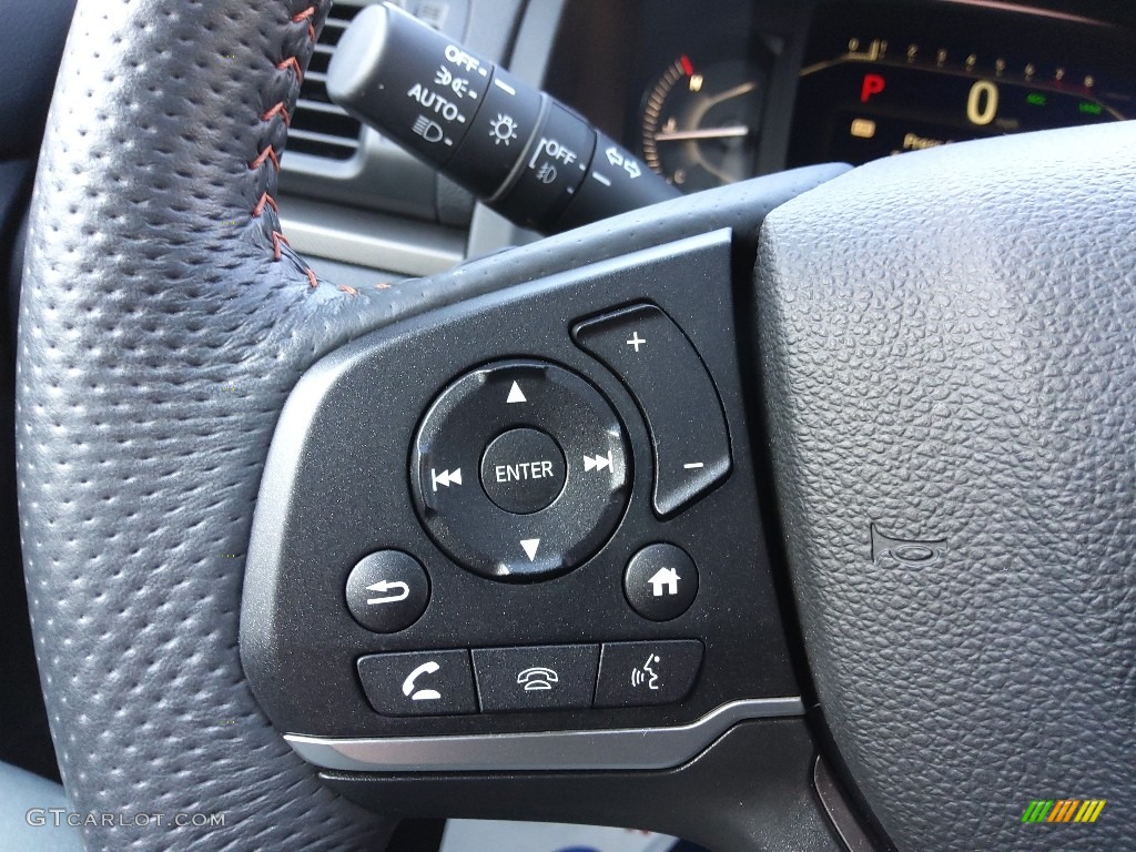 2022 Honda Passport TrailSport AWD Black Steering Wheel Photo #145583738