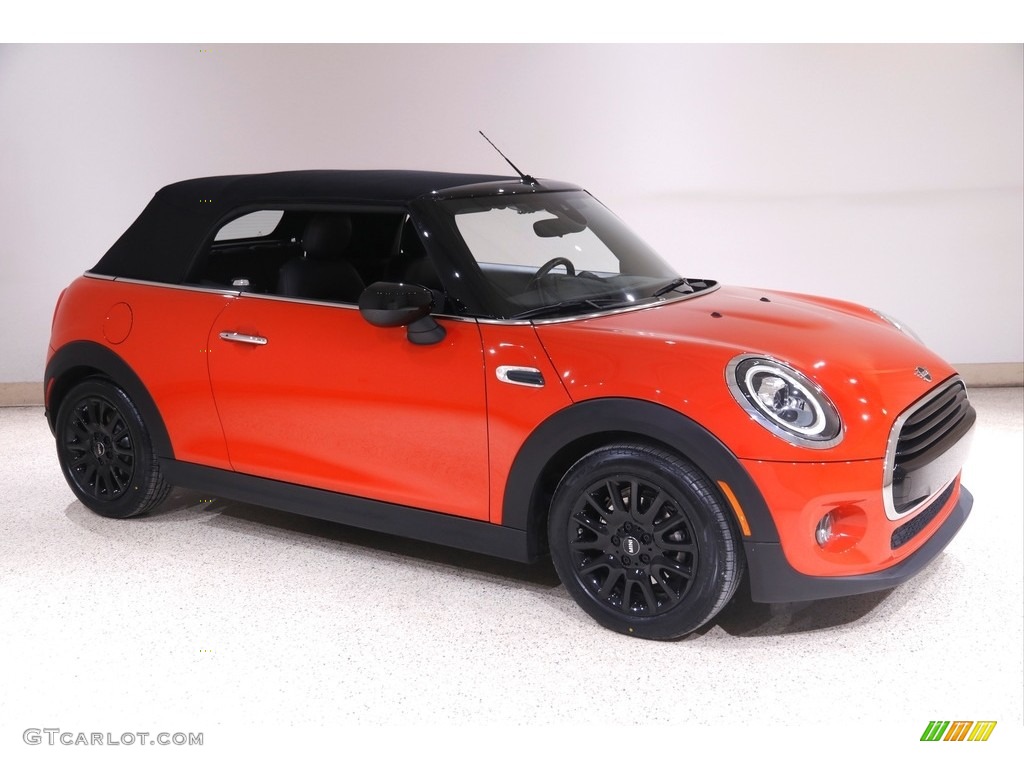 2020 Convertible Cooper - Solaris Orange Metallic / Carbon Black photo #2