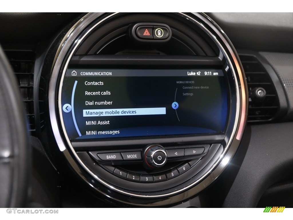 2020 Mini Convertible Cooper Controls Photo #145584089