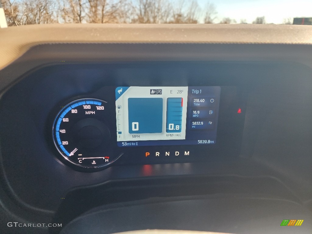 2022 Ford Bronco Wildtrak 4x4 4-Door Gauges Photo #145584377