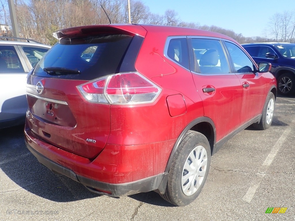 2016 Rogue S AWD - Cayenne Red / Charcoal photo #4