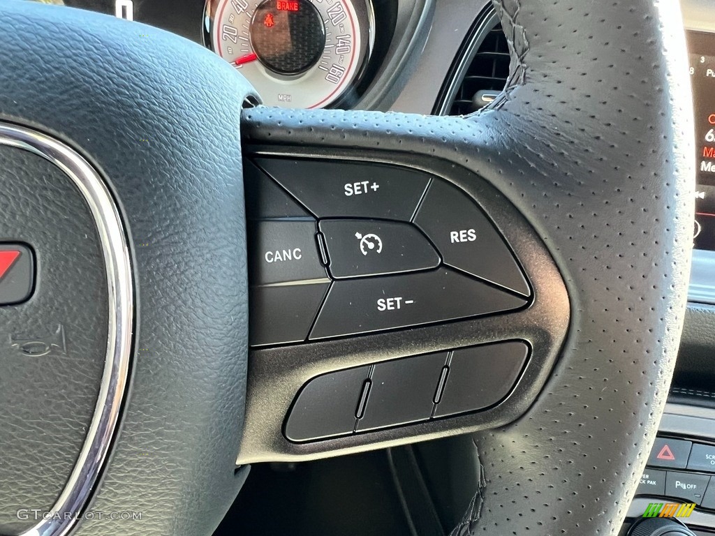 2023 Dodge Challenger R/T Shaker Black Steering Wheel Photo #145584713