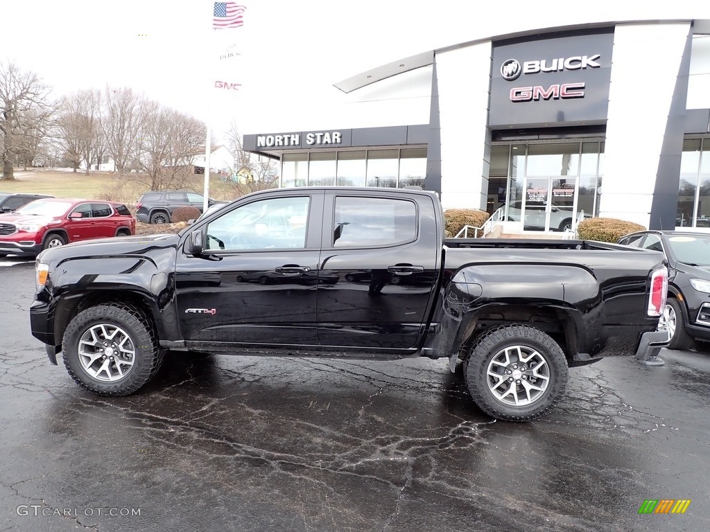 2021 Canyon AT4 Crew Cab 4WD - Onyx Black / Jet Black photo #2