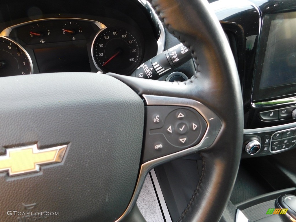 2019 Chevrolet Traverse LT AWD Jet Black Steering Wheel Photo #145585382
