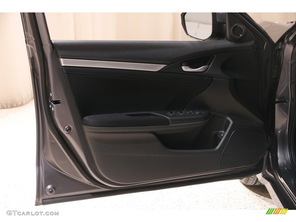 2021 Civic EX Sedan - Modern Steel Metallic / Black photo #4