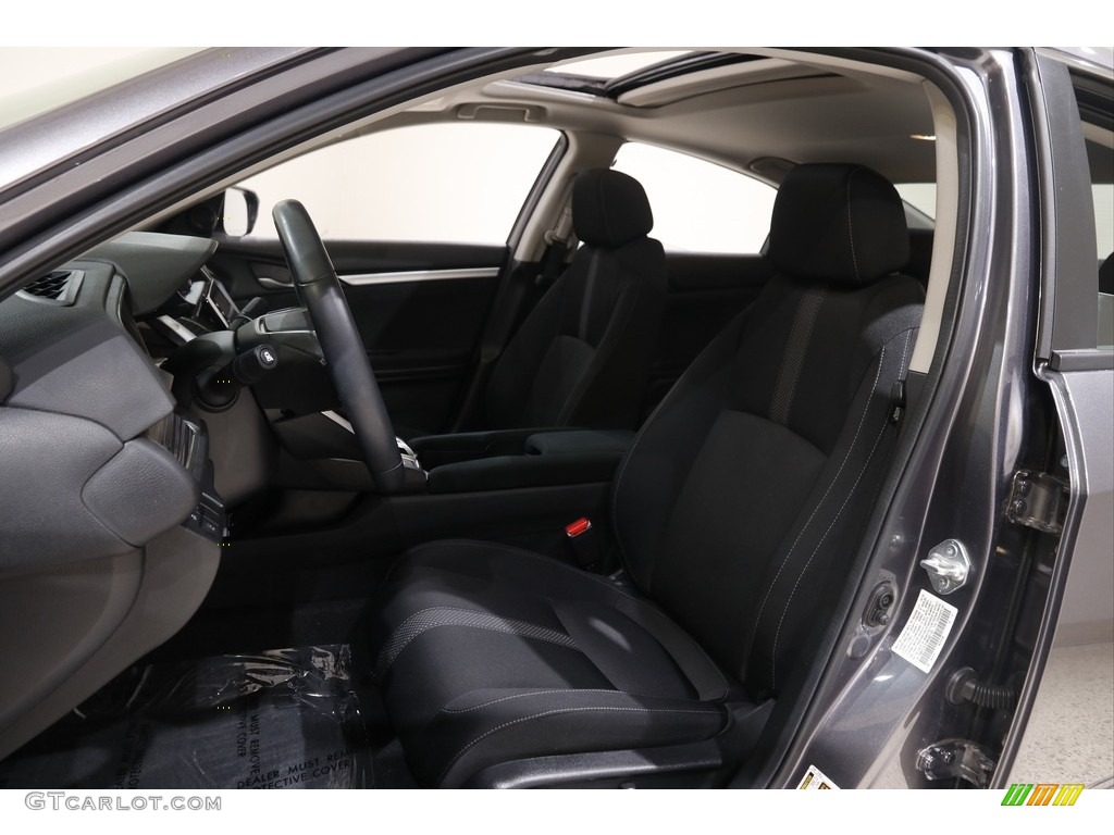 2021 Civic EX Sedan - Modern Steel Metallic / Black photo #5