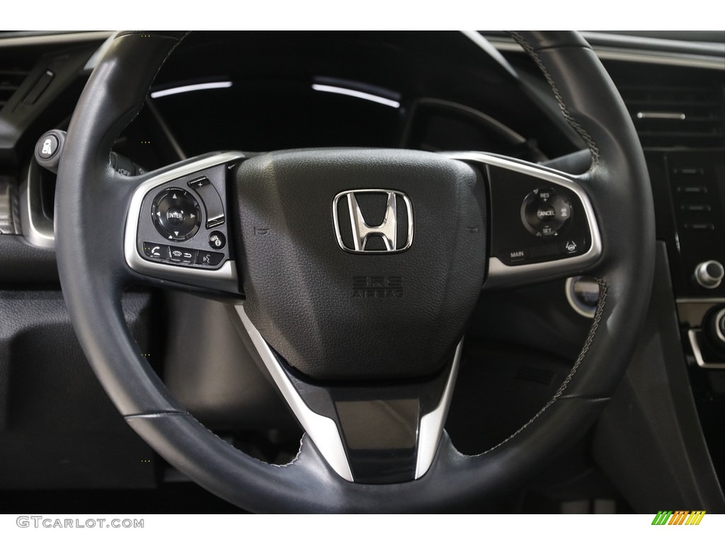 2021 Civic EX Sedan - Modern Steel Metallic / Black photo #7