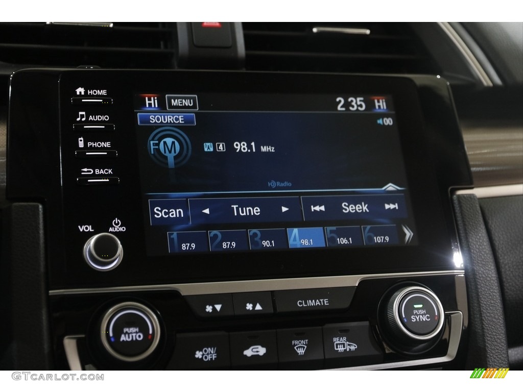 2021 Civic EX Sedan - Modern Steel Metallic / Black photo #10