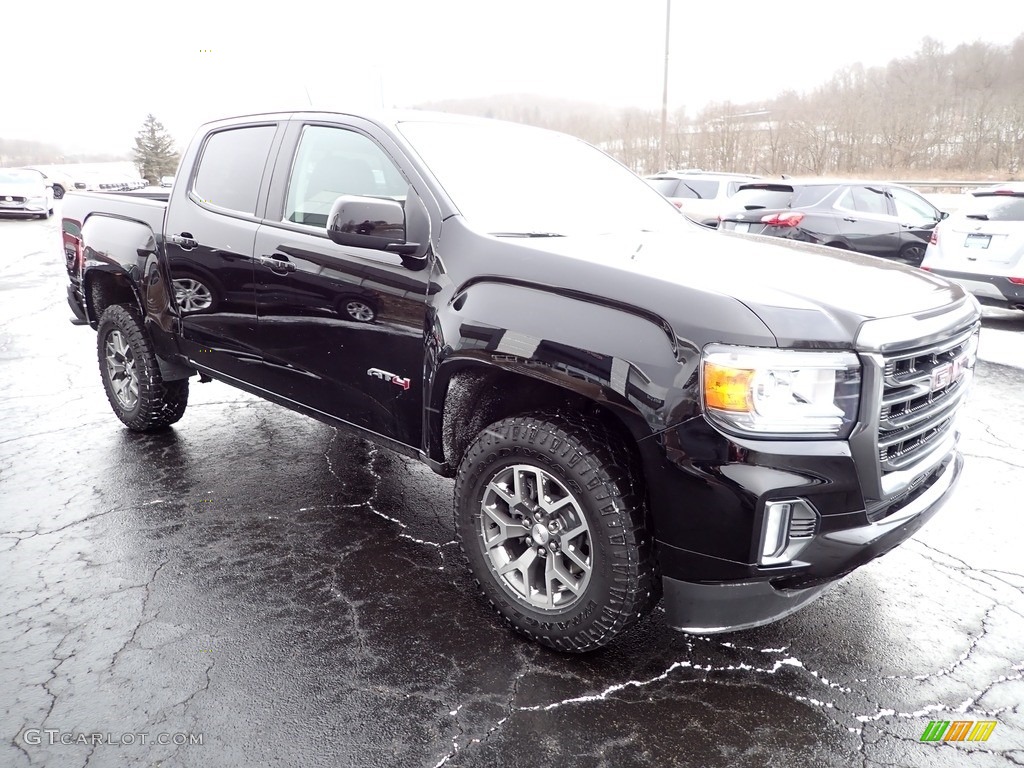 2021 Canyon AT4 Crew Cab 4WD - Onyx Black / Jet Black photo #9