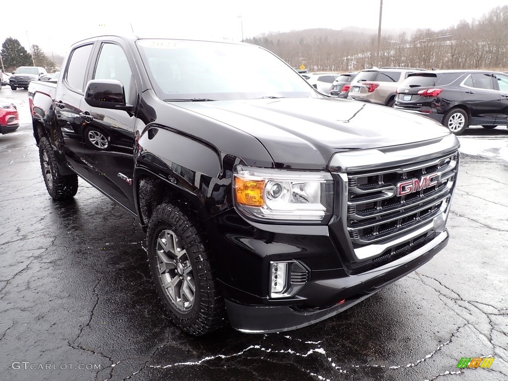 2021 Canyon AT4 Crew Cab 4WD - Onyx Black / Jet Black photo #10