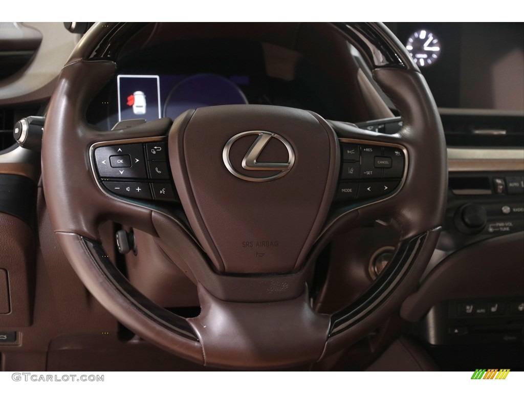 2020 Lexus ES 350 Flaxen Steering Wheel Photo #145585853