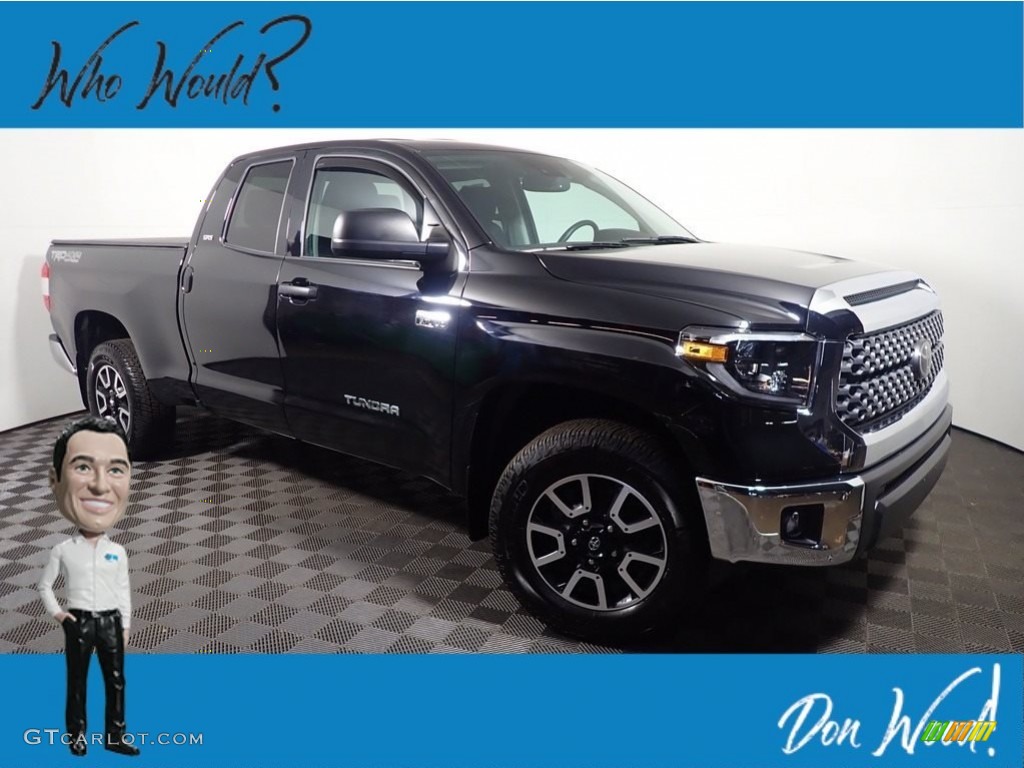 2021 Tundra TRD Off Road Double Cab 4x4 - Midnight Black Metallic / Black photo #1