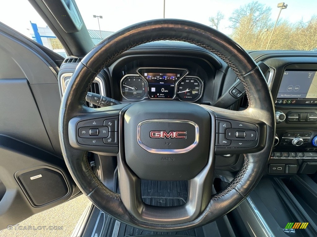 2019 Sierra 1500 AT4 Crew Cab 4WD - Dark Sky Metallic / Jet Black photo #8