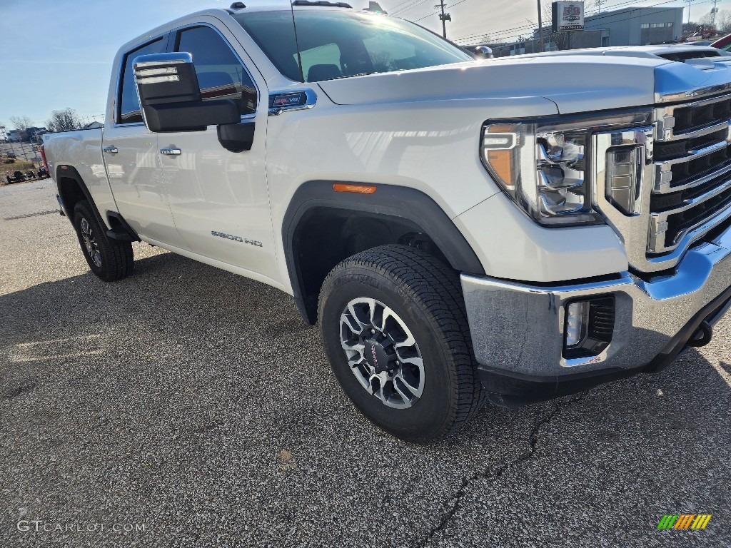 2022 Sierra 2500HD SLT Crew Cab 4WD - White Frost Tricoat / Jet Black photo #36