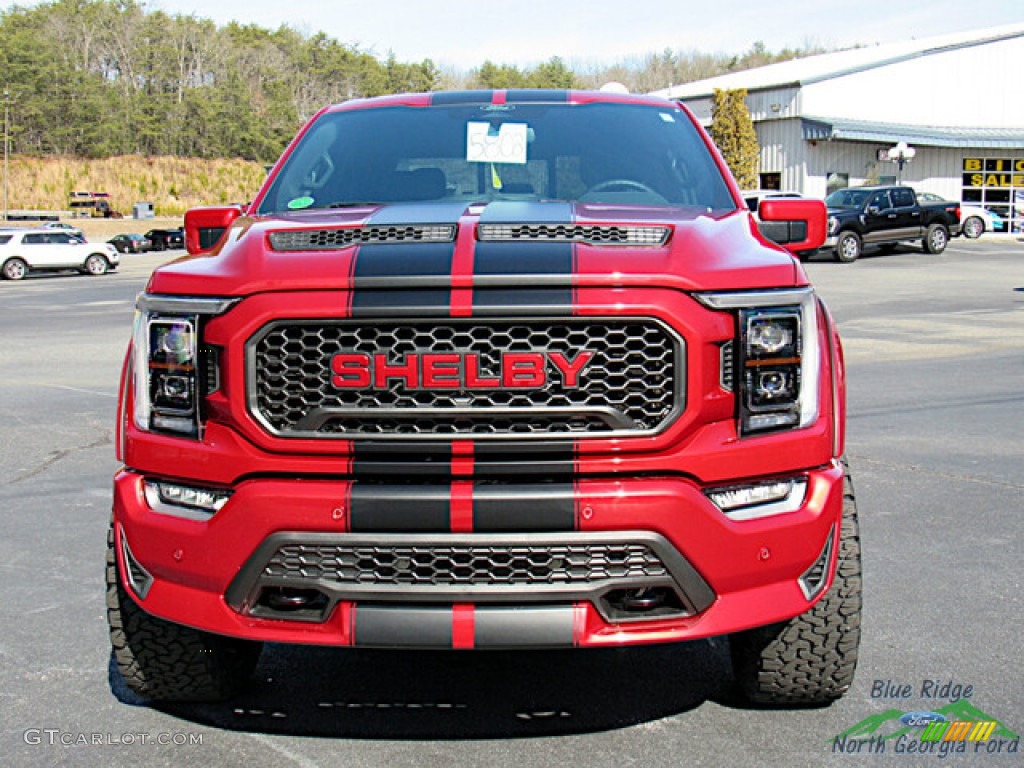 Rapid Red Metallic Tinted 2022 Ford F150 Shelby SuperCrew 4x4 Exterior Photo #145588913