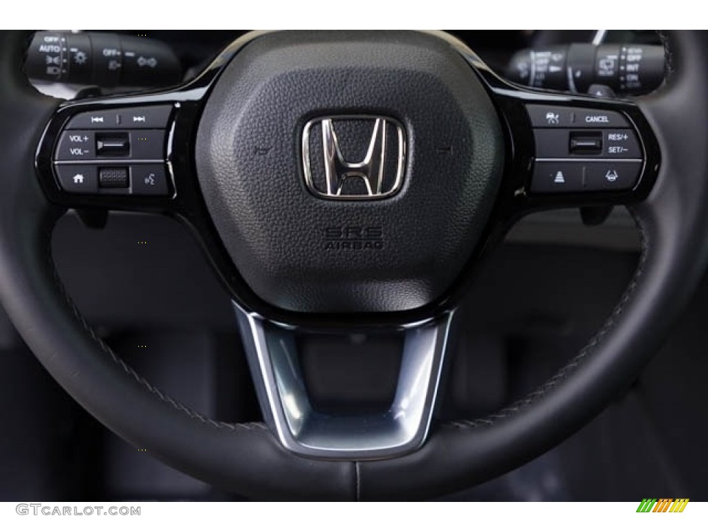 2023 Honda Pilot EX-L Gray Steering Wheel Photo #145589201