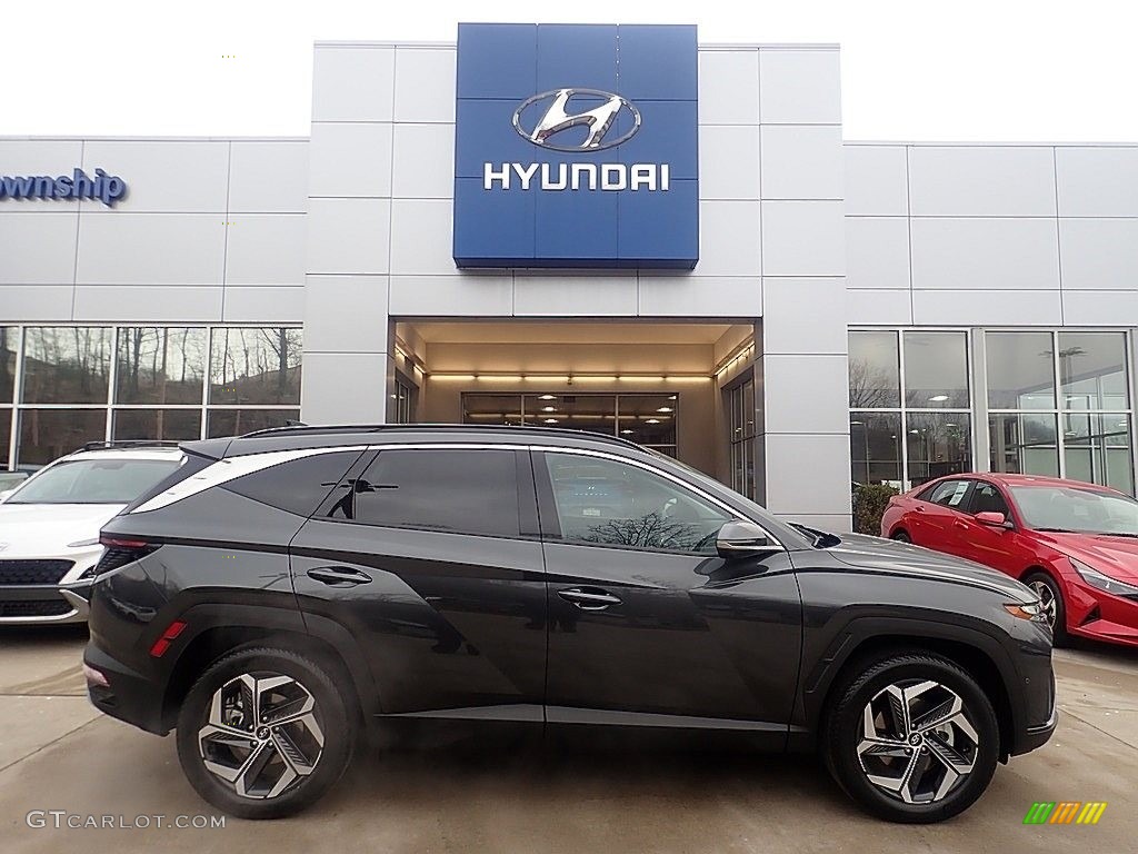 Portofino Gray 2023 Hyundai Tucson Limited AWD Exterior Photo #145590534