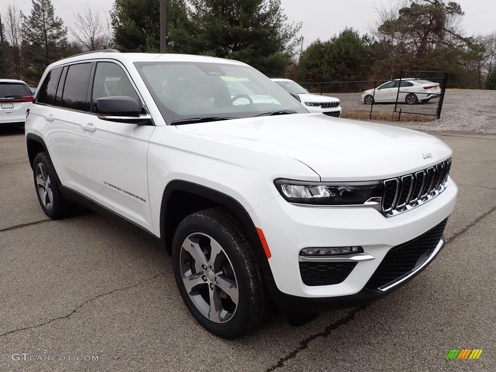 Bright White 2023 Jeep Grand Cherokee Limited 4x4 Exterior Photo #145591173