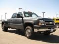 2007 Blue Granite Metallic Chevrolet Silverado 3500HD Classic LT Crew Cab 4x4 Dually  photo #3